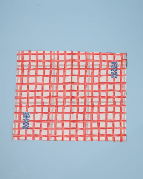 Embroidered Dining Mat- Irq Al Nafnoof / Airy Fairy Branch (Copy)