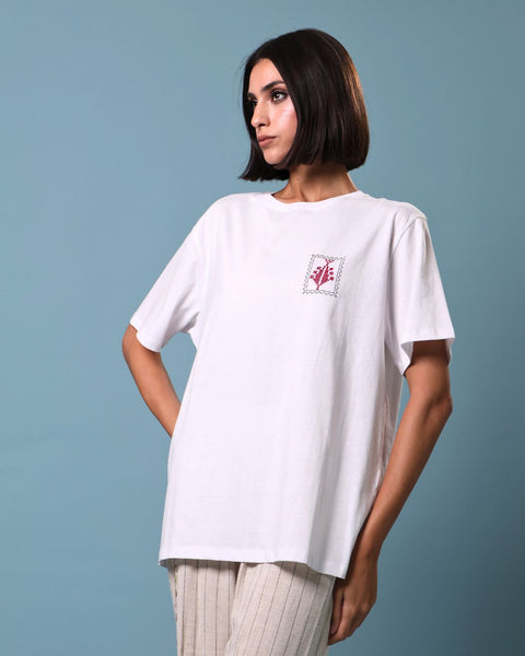 Cypress Tree Stamp T-shirt | ختم شجرة السرو