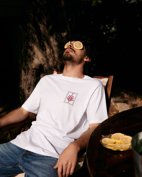 Cypress Tree Stamp T-shirt | ختم شجرة السرو