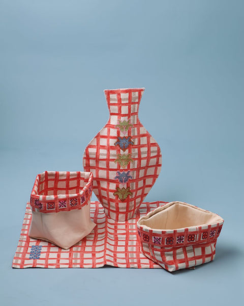 Embroidered Dining Mat- Irq Al Nafnoof / Airy Fairy Branch (Copy)