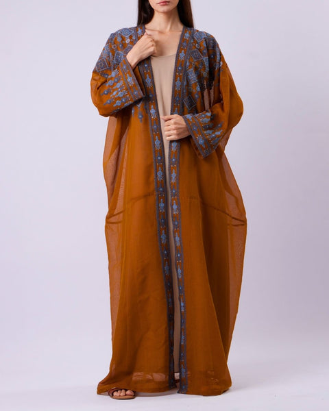 Najaf Blend Abaya-Qamar Wa Qalayed Beersheba |  قمر و قلايد بئر السبع