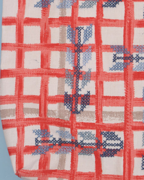 Blue Olive Branch of Ramallah Market Bag | غصن الزيتون في رام الله