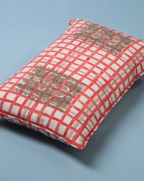 SS25 Chequered Cushion Rectangle