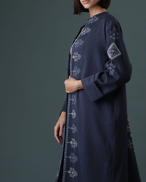 Collarless Abaya from Khan Younes | خان يونس