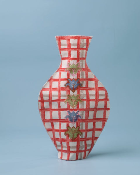 Cauliflower of Ramallah Vase and Bottle Cover | قرنبيط رام الله
